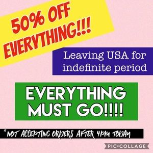 Everything must go - moving to Australia next wk